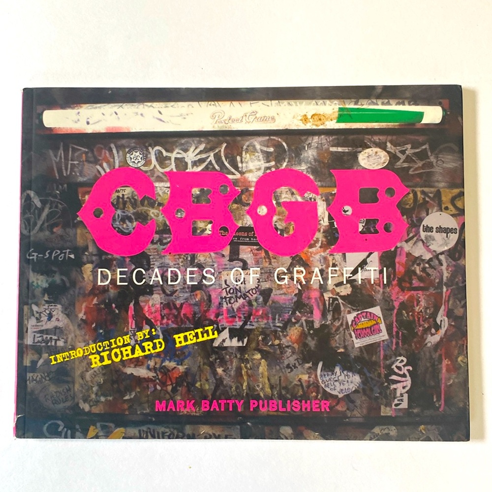 CBGB Decades of Graffiti Soft Cover Book 2006 edition